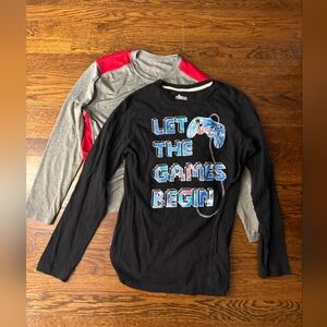 Circo Black and Other Gray Long Sleeve Tees